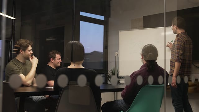 image of developers working